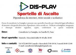 Sportello ascolto Dis-play