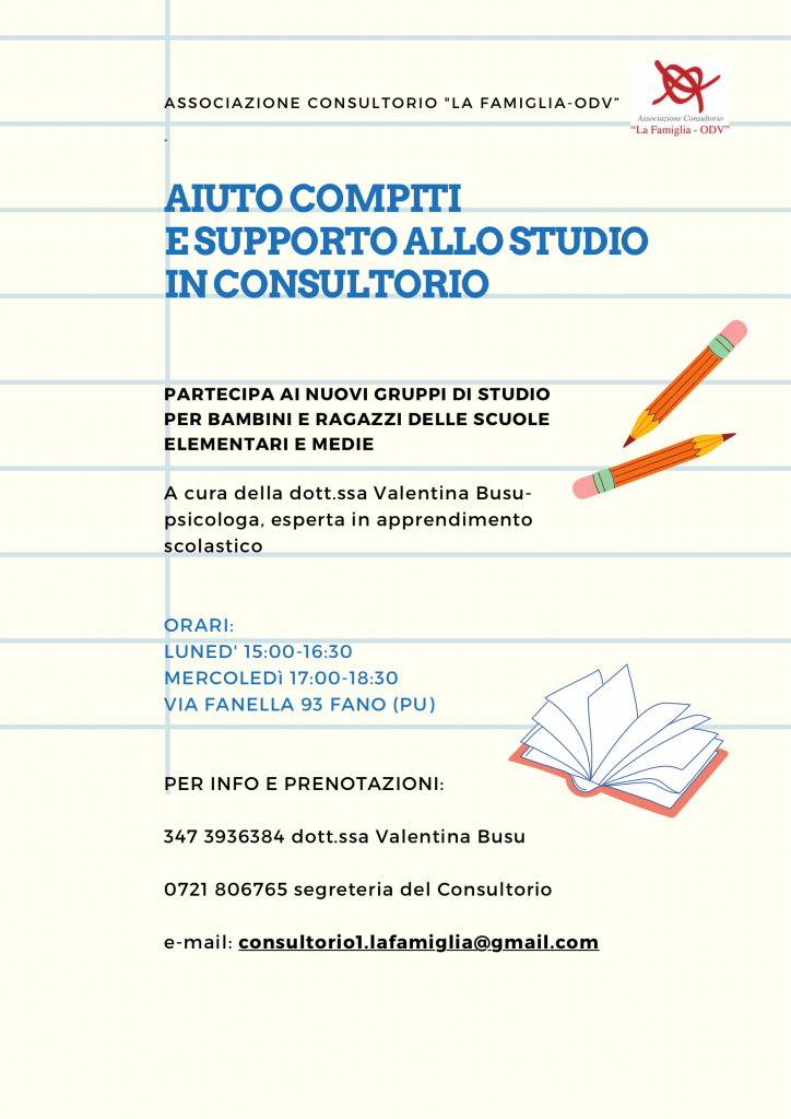 Aiuto compiti consultorio